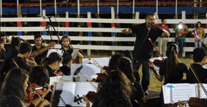 The Symphony Orchestra of Guanacaste children.